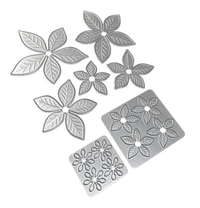 Elizabeth Craft Designs Poinsettia Metal Die Set {W73}
