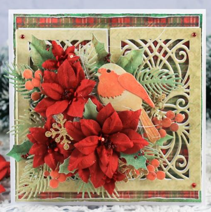 Elizabeth Craft Designs Poinsettia Metal Die Set {W73}