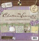 DCWV 12x12 Chateau Lavender Cardstock Stack {F509}