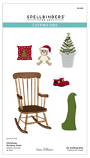 Spellbinders Christmas Rocking Chair Etched Dies