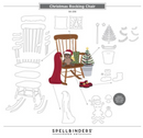 Spellbinders Christmas Rocking Chair Etched Dies