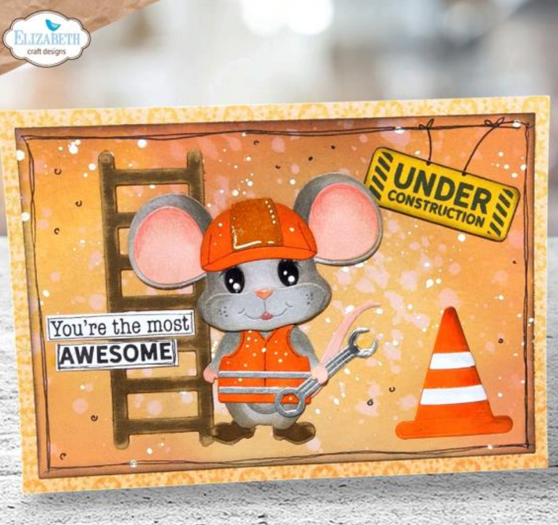 Elizabeth Craft Designs Construction Accessories Cute & Whimsical Die Set {F309}