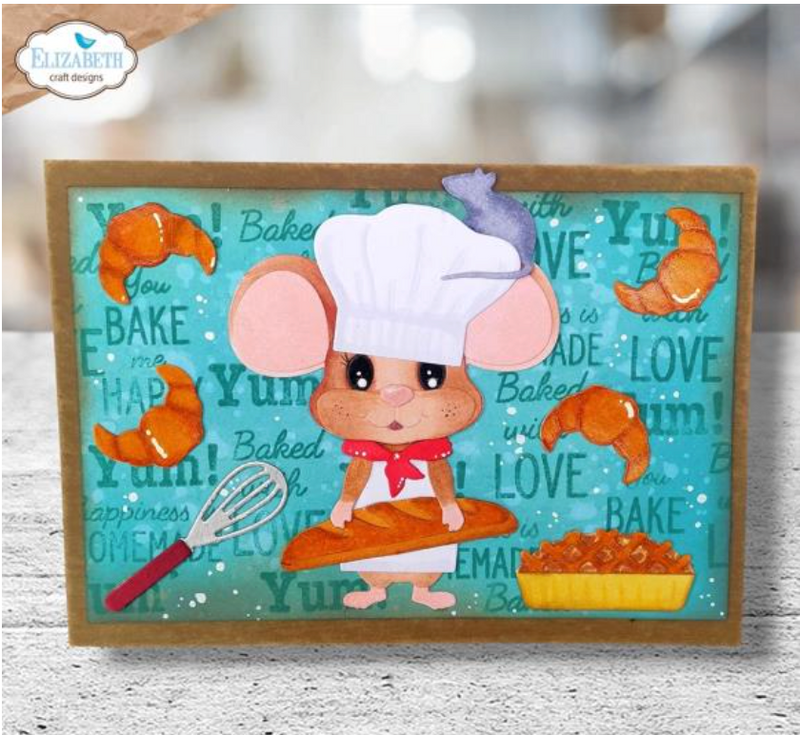 Elizabeth Craft Designs Baking Accessories Cute & Whimsical Die Set {F300}