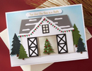 Spellbinders Country Christmas Barn Etched Dies {C314}