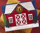 Spellbinders Country Christmas Barn Etched Dies {C314}