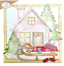 Elizabeth Craft Designs Winter Scenery Accessories Cute & Whimsical Die Set {F213}