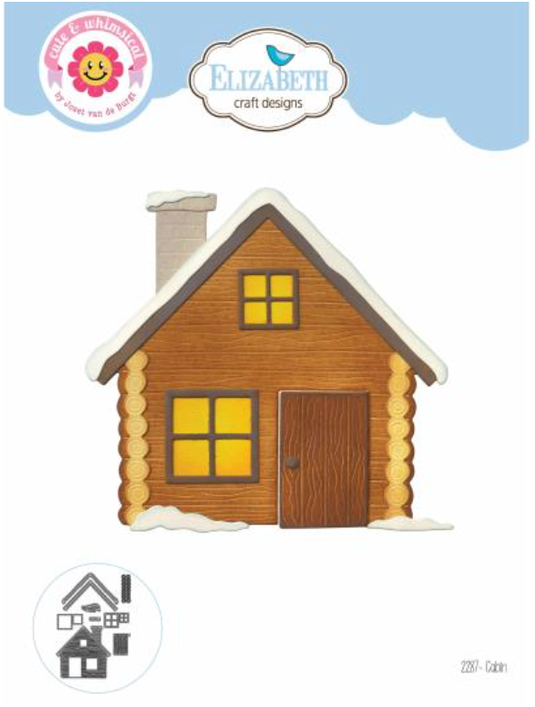 Elizabeth Craft Designs Cabin Cute & Whimsical Die Set {C505}