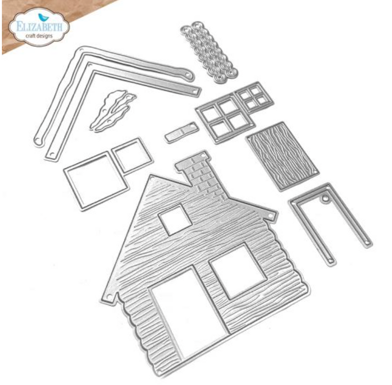 Elizabeth Craft Designs Cabin Cute & Whimsical Die Set {C505}