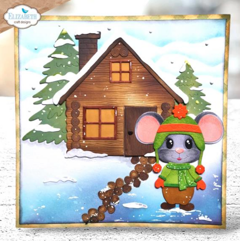 Elizabeth Craft Designs Cabin Cute & Whimsical Die Set {C505}