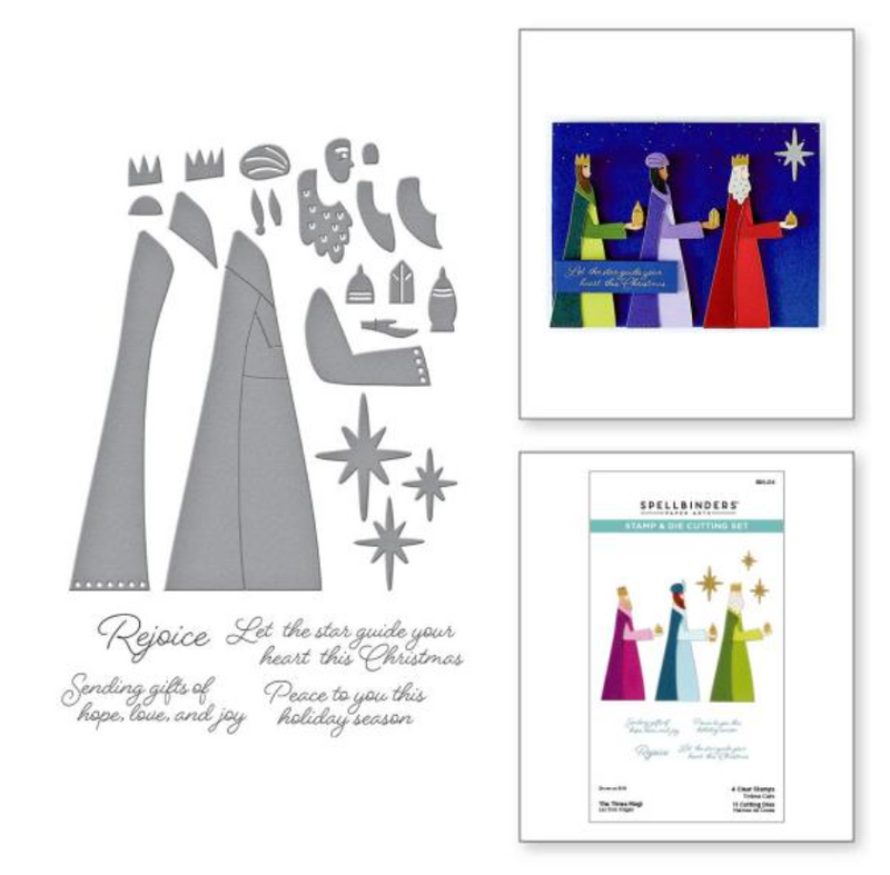 Spellbinders The Three Magi Stamp & Die Set {W92}