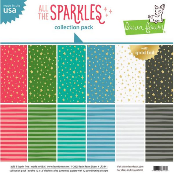 Lawn Fawn 12x12 All the Sparkles Collection Pack {B523}
