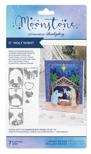 Hunkydory Crafts O' Holy Night Moonstone Dies {C400}