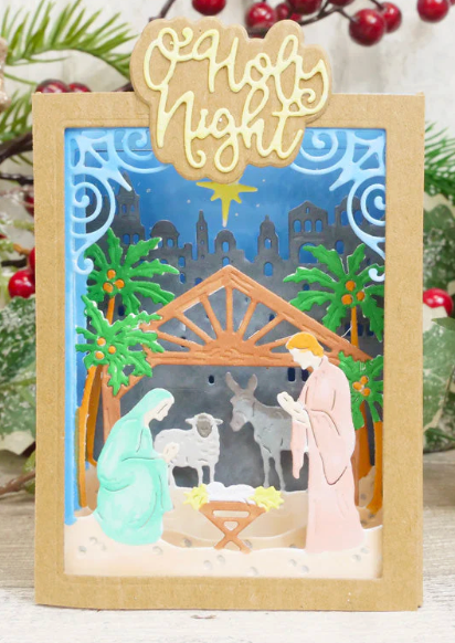 Hunkydory Crafts O' Holy Night Moonstone Dies {C400}