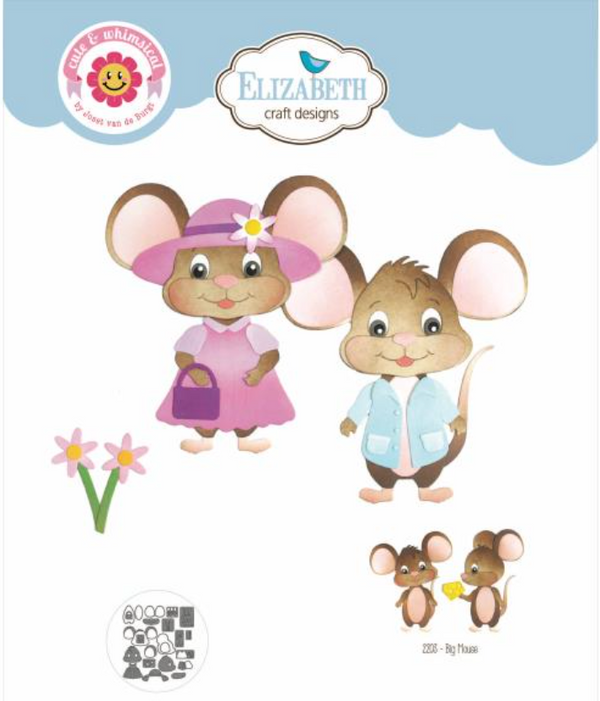 Elizabeth Craft Designs BIG Mouse Metal Die {W93}