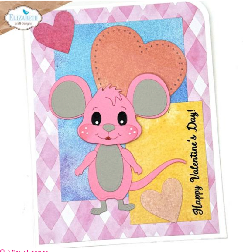 Elizabeth Craft Designs BIG Mouse Metal Die {W93}