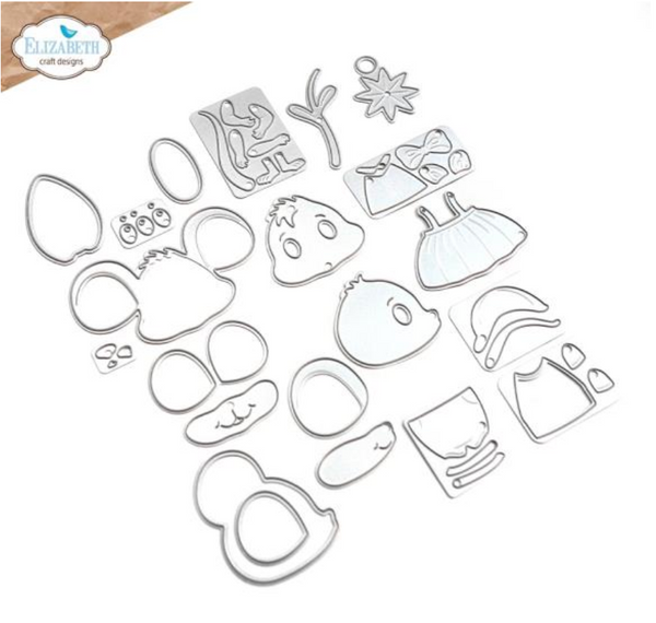 Elizabeth Craft Designs LITTLE Mouse Metal Die