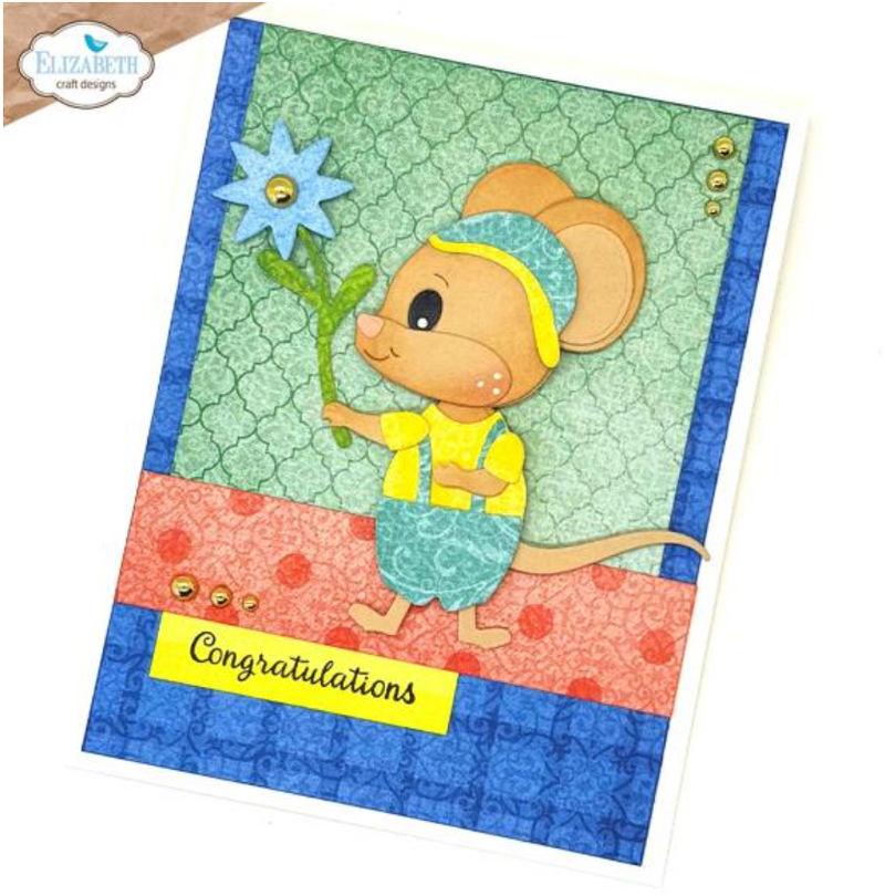 Elizabeth Craft Designs LITTLE Mouse Metal Die