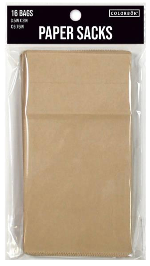 Colorbok 3.5"x6.75" Kraft Small Paper Gift Bags {C312}