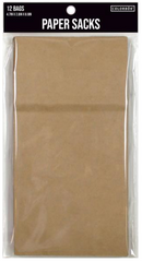 Colorbok 4.7"x8.9" Kraft Medium Paper Gift Bags {W92}
