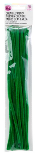 Cousin DIY Moss Green Chenille Stems {G28}