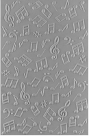 Spellbinders Musical Notes 3D Embossing Folder {W29}