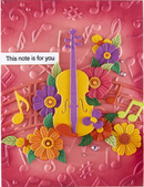 Spellbinders Musical Notes 3D Embossing Folder {W29}