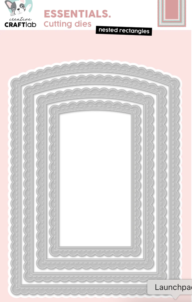 Studio Light Nested Rectangles Essentials Cutting Die {X112}