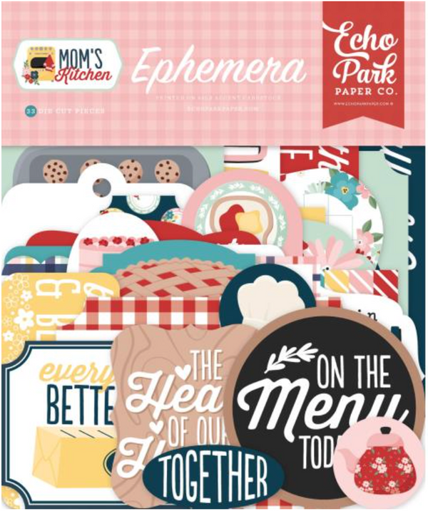 Echo Park Mom's Kitchen Icons Ephemera {D183}