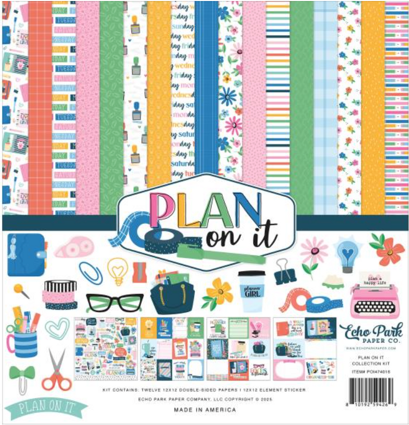 Echo Park 12x12 Plan on It Collection Kit {B218}