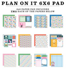Echo Park 6x6 Plan on It Paper Pad {C422}