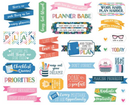 Echo Park Plan on It Titles & Phrases Ephemera {G149}
