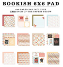 Echo Park 6x6 Bookish Paper Pad {B601}