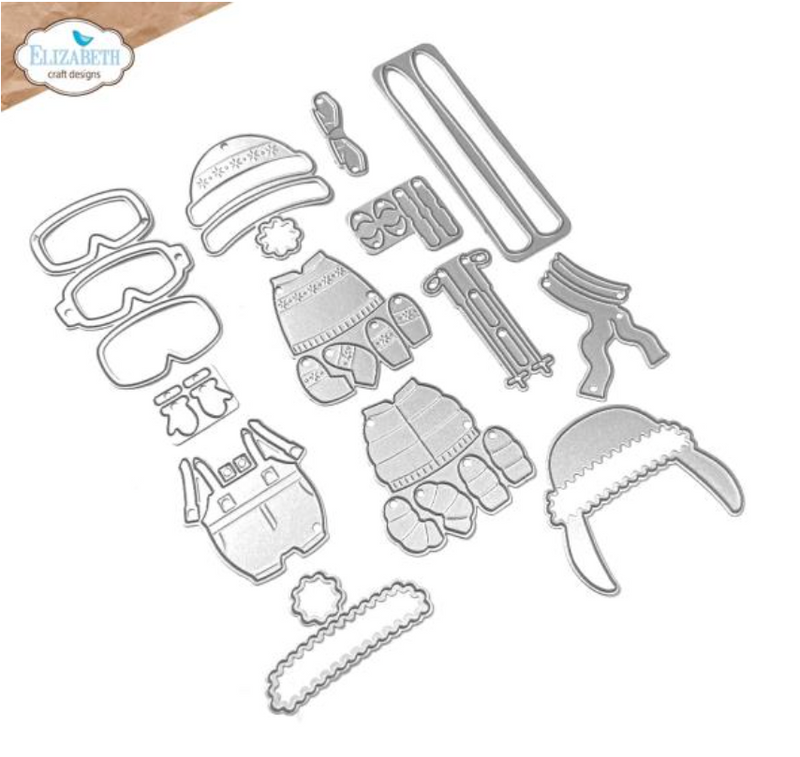 Elizabeth Craft Designs BIG Mouse Winter Accessories Cute & Whimsical Die Set {X137}}