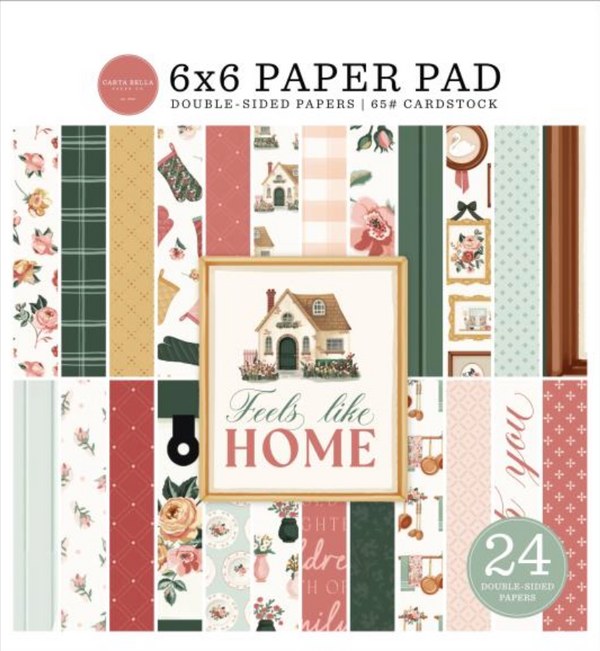 Carta Bella 6x6 Feels Like Home Paper Pad {B416}
