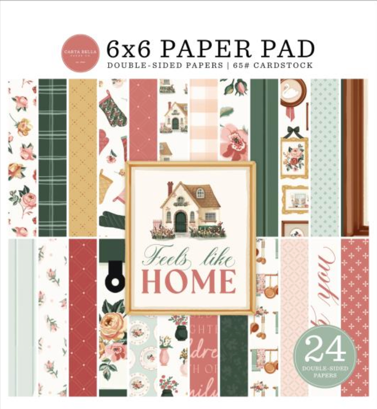 Carta Bella 6x6 Feels Like Home Paper Pad {B416}