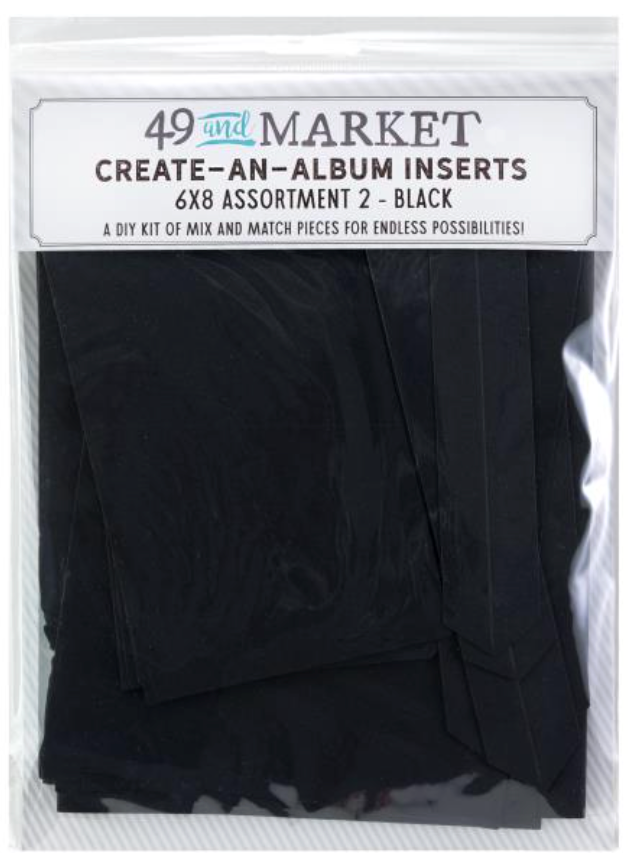 49 and Market 6x8 Black Assortment