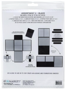 49 and Market 6x8 Black Assortment