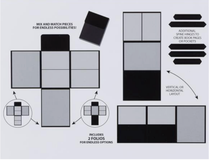 49 and Market 6x8 Black Assortment