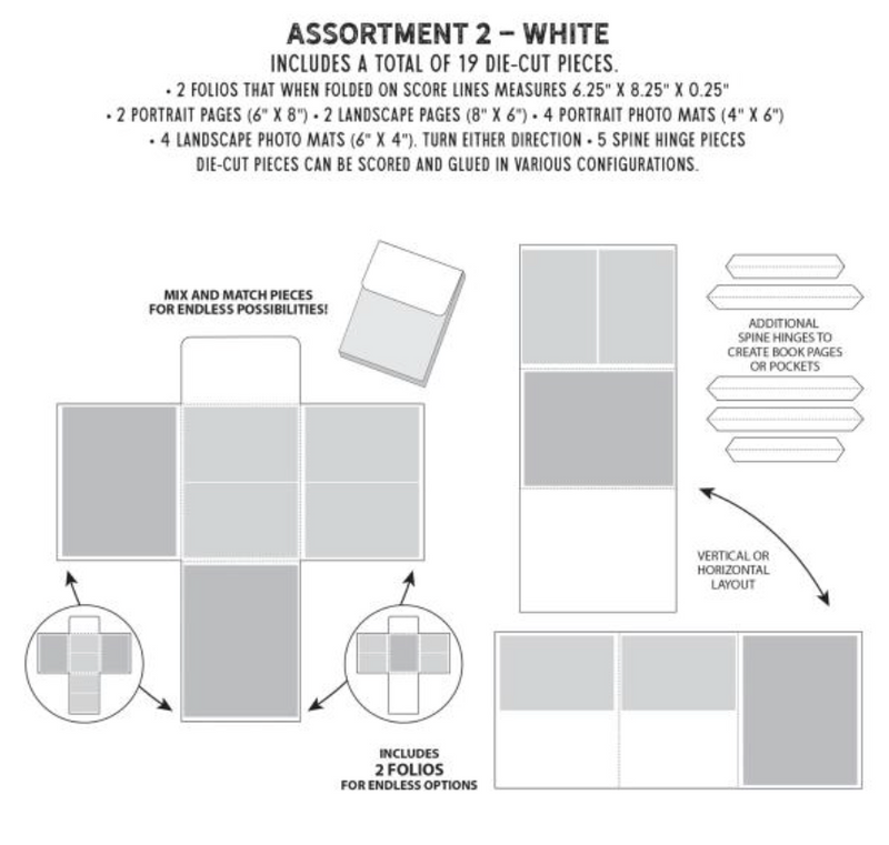 49 and Market 6x8 White Assortment