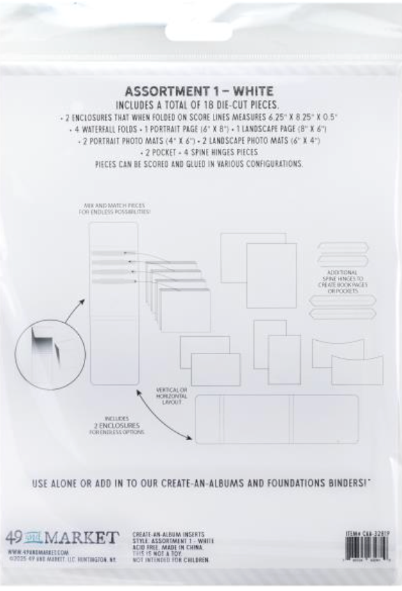 49 and Market 6x8 White Assortment