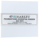 49 and Market 9x9 White Foundations Binder {F404}