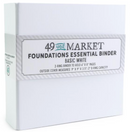 49 and Market 9x9 White Foundations Binder {F404}