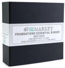 49 and Market 9x9 Black Foundations Binder {F405}