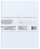 49 and Market White Create-an-Album Quadruple Flip Album Base {F406}