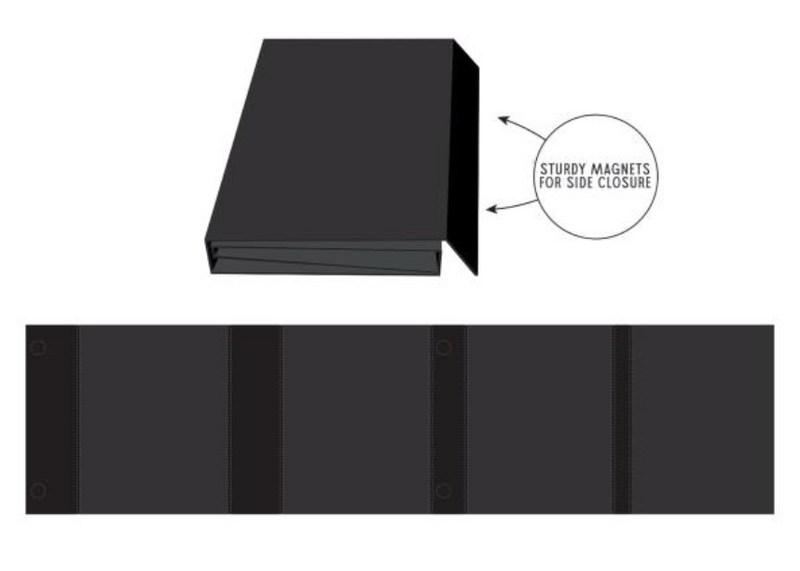 49 and Market Black Create-an-Album Quadruple Flip Album Base {F401}