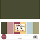 Carta Bella 12x12 Pressed Florals Solids Collection Kit {B403}