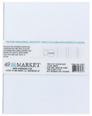49 and Market White Create-an-Album Triple Flip Album Base {F402}