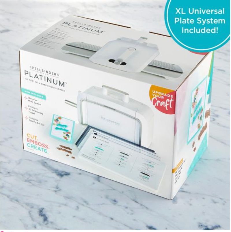 Spellbinders White Platinum Cut & Emboss Machine