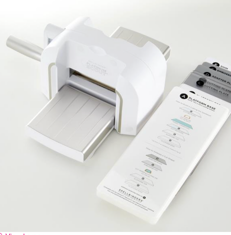 Spellbinders White Platinum Scout Machine