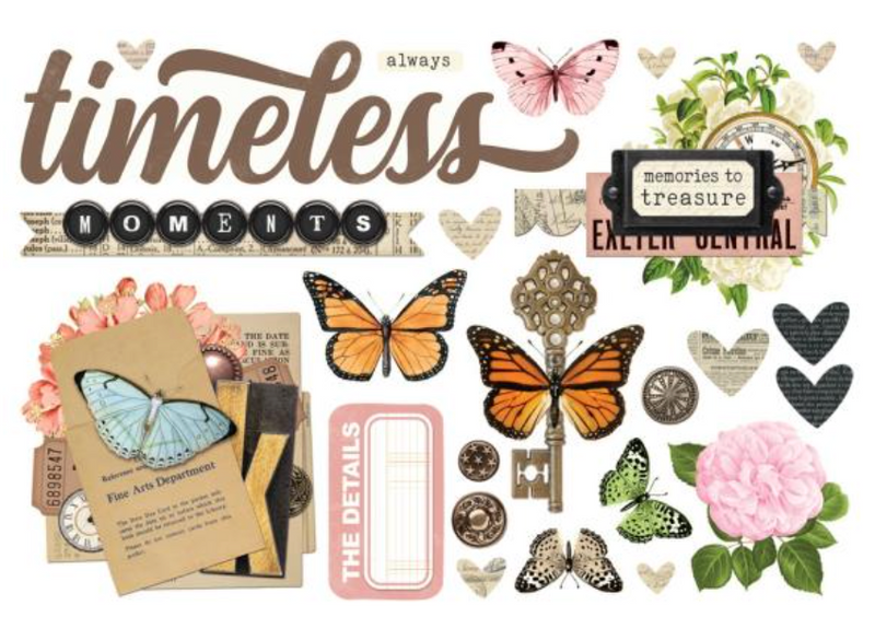 Simple Stories Simple Vintage Junk Drawer Page Pieces {D151}